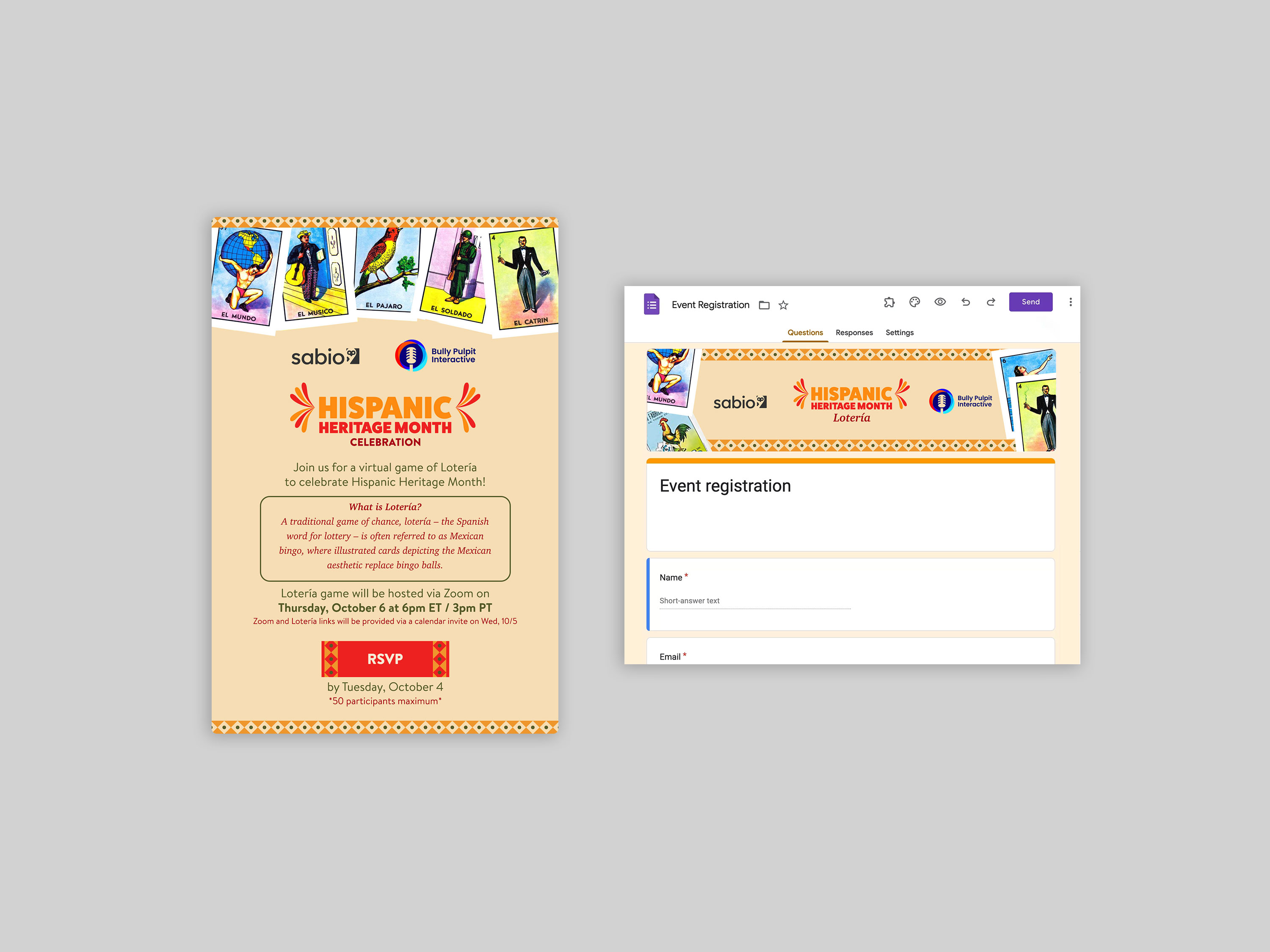 Sabio Email Invitation Mockup