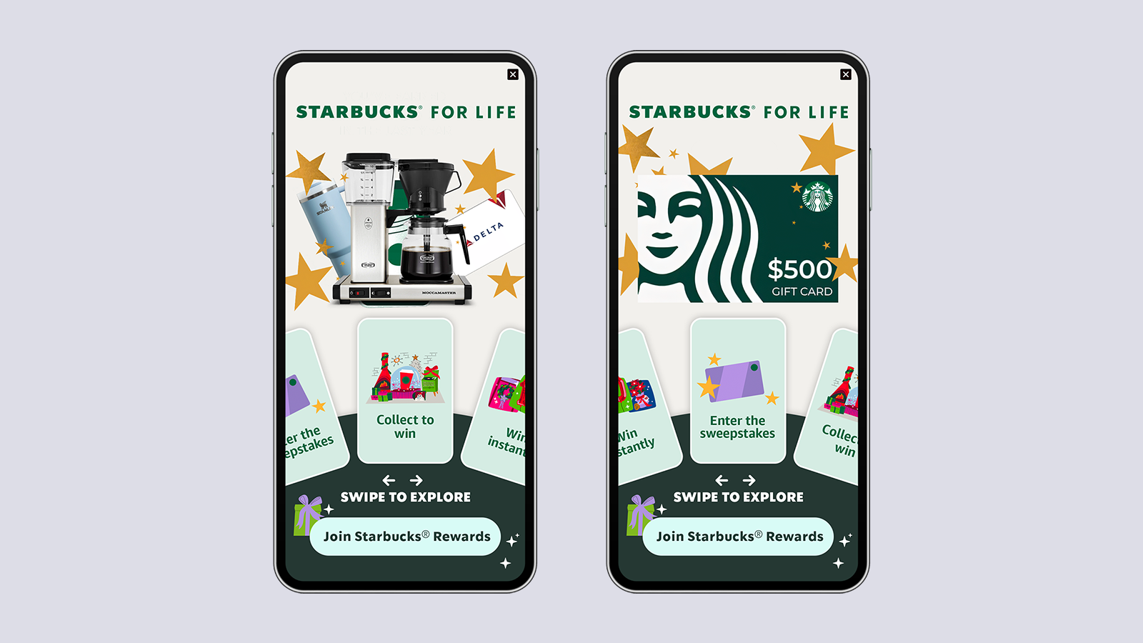 Starbucks for Life Pre-Sale Board